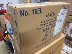 1000ct Case of Dare Cappucino Lids