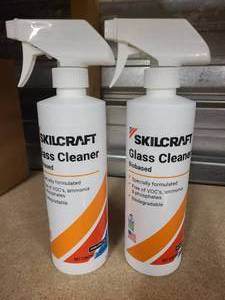 2 Bottles of Skilcraft Glass Cleaner