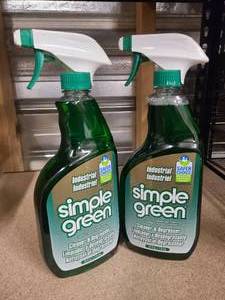 2 Sprayers of Simple Green Industrial Degreaser and Cleaner
