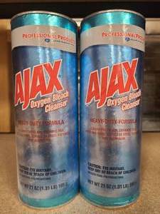 2 Cans of Ajax Oxygen Bleach Cleanser