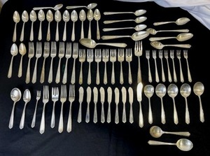 lot 1 image: Westmorland Sterling Silver 69-Pieces (2,319 grams)