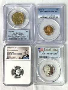 lot 12 image: Graded Coin Lot