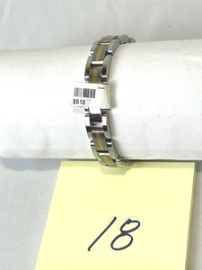 lot 18 image: Titanium Mens Bracelet ($510 MSRP)