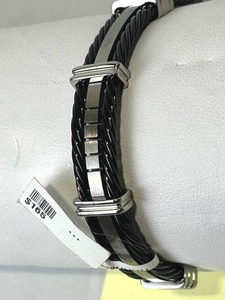 lot 27 image: Titanium Mens Bangle Bracelet ($165 MSRP)