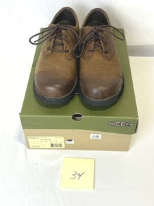 lot 34 image: New KEEN Cascade Brown (59 Oxford) Leather Shoes (Mens 9.5)