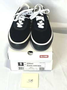 lot 38 image: New Black Globe Sprout Mens Shoes (Size 9)