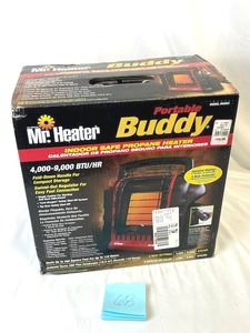 lot 68 image: New Mr. Heater Portable Buddy (MH9BX) Portable Propane Heater