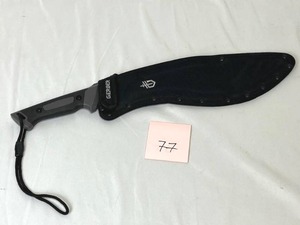 lot 77 image: New Gerber Machete with Sheath (12 Blade)