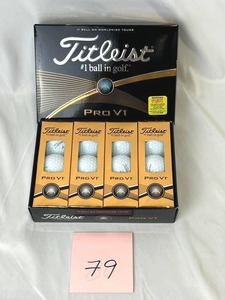 lot 79 image: New Dozen of Titleist Pro-V1 Golf Balls