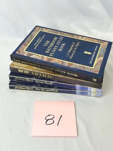 lot 81 image: (4) New Bathroom Reading Books