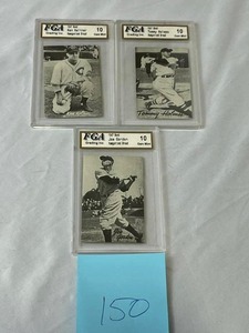 lot 150 image: 1947 Bond Bread Baseball Card Lot (FGA 10) - Joe Gordon  Ken Keltner  Tommy Holmes