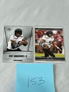 lot 153 image: 2017 Leaf RC Lot - Pat Mahomes II (Nice Condition)