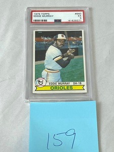 lot 159 image: 1979 Topps #640 Eddie Murray PSA 5