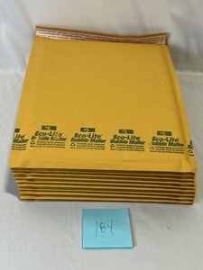 lot 184 image: (10) New #5 Eco-Lite Bubble Mailers