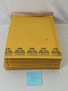 lot 185 image: (10) New #5 Eco-Lite Bubble Mailers