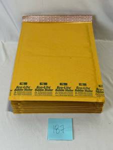 lot 187 image: (10) New #5 Eco-Lite Bubble Mailers