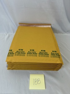 lot 188 image: (10) New #5 Eco-Lite Bubble Mailers