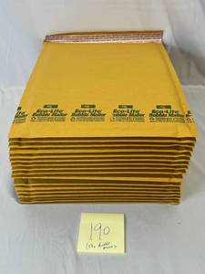 lot 190 image: (17) New #5 Eco-Lite Bubble Mailers