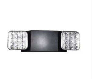 lot 140 image: NEW Commercial Electric 11-Watt Equivalent Rectangle Integrated LED Black Emergency Light with Ni-Cad 6.0-Volt Battery