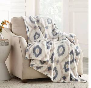 lot 322 image: NEW Members Mark Oversized Lounge Throw, 60 x 70 - Haven Geo