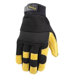 lot 323 image: NEW Wells Lamont Mens HydraHyde Leather Work Gloves, Medium, 3 Pairs