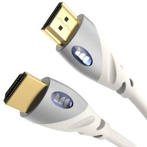 lot 877 image: Monster HDMI Cable 4k Ultra HD with Ethernet - Corrosion-Resistant 24k Rose Gold Contacts and V-Grip Connection - 6 FT