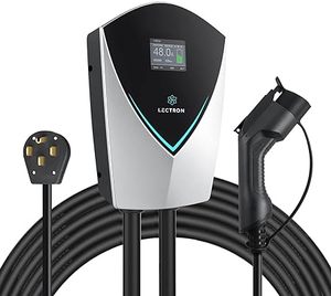lot 355 image: Lectron V-Box 48 Amp Electric Vehicle Charging Station - Powerful Level 2 EV Charger (240V) with NEMA 14-50 Plug  Hardwired - Energy Star Certified for J1772 EVs