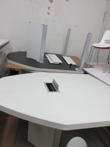 lot 251 image: WALL ANCHORED TABLES.