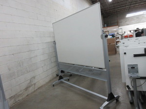 lot 259 image: BEST RITE DOUBLE SIDED WHITE BOARD