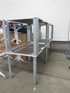 lot 269 image: ALLSTEEL GANG TABLES