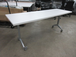 lot 282 image: ALLSTEEL ROLLING WORK TABLES