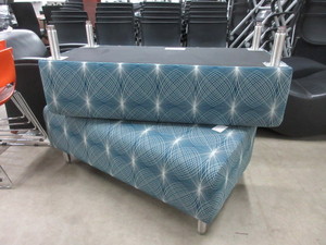 lot 297 image: UPOHOLSTERED BENCH SEATING