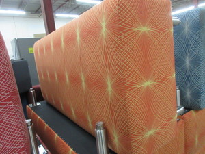lot 299 image: UPHOLSTERED BENCH SEATING
