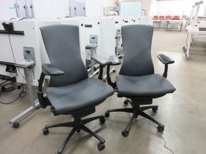 lot 377 image: HERMAN MILLER EMBODY TASK CHAIRS