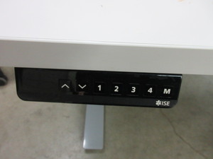 lot 367 image: ALLSTEEL WORK TABLES WITH CORD MANAGEMENT AND SWITCH