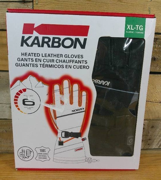 Karbon Heated Ski Gloves Goatskin Leather with 2 Lithium- Polymer Battery, Premier  Auction - Electronics, Sporting Goods, Auto, Smart Home, Decor, Health &  Beauty and Loads More!!!