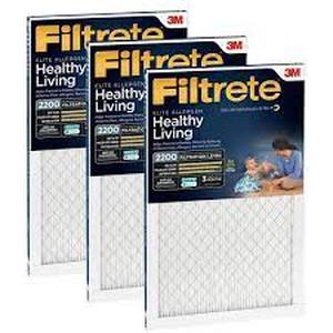 lot 50 image: Filtrete Allergen Bacteria and Virus Air Filter 2200 MPR