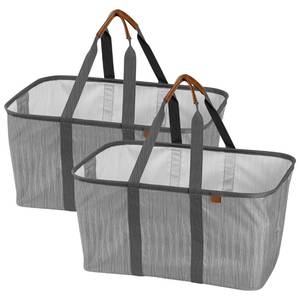 lot 54 image: Collapsible Laundry Basket LUXE-Gray