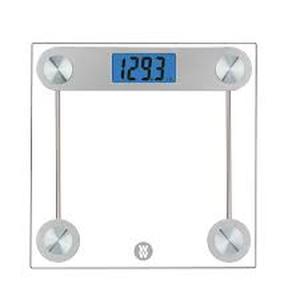 lot 110 image: Weight Watchers Glass Scale Clear - Conair