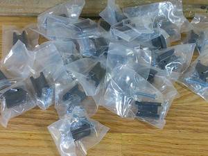 lot 108 image: Lot  of 29 Hex Modern Matte Black Pull Handles