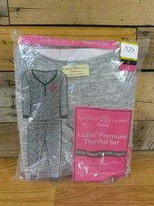 lot 129 image: bobbie & brooks Ladies Sleepwear-Long Sleeve Top w Jogger-2x
