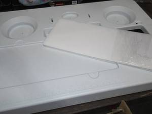 lot 169 image: Replacement Top and Cutting Board for Bass Pro Shops Deluxe Fish Table-Table Top and Cutting Board Only