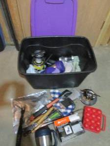 Outdoor Camping cookware utensils and supplies