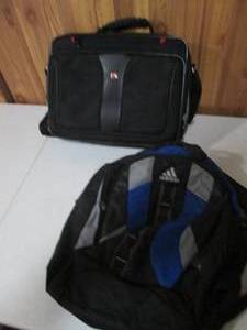 Swiss Gear Laptop bag and Adidas Backpack
