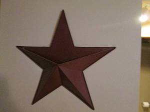 24 Metal Star wall hanging planter