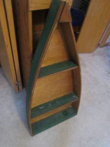 36 decorative Canoe Shaped display shelf