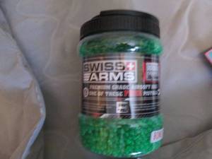 10,000 rounds .12g 6mm Swiss Arny Premium Grade Airsoft BBS