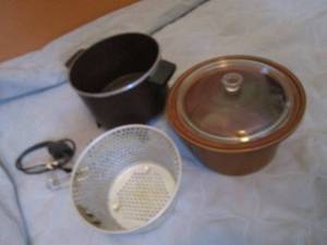 Crock pot style electric fryer...