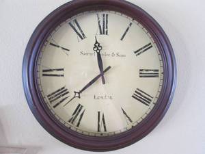 18 Round Roman Numeral Wall Clock...