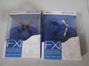 Lot of 2 brand new Blue Sky Wireless Skyline FX1 nano quadcopters